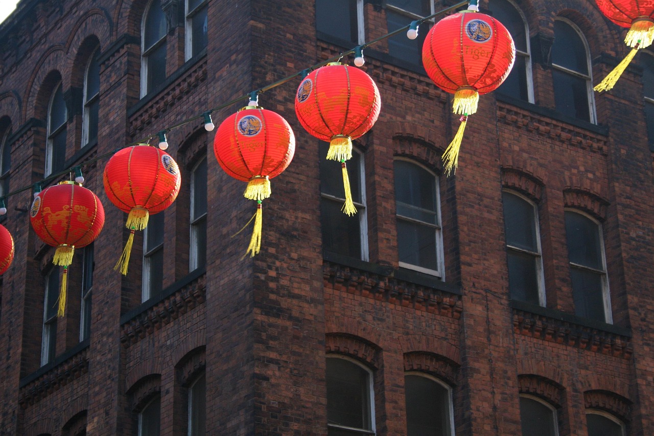 Free Chinese New Year Chinese Lanterns photo and picture
